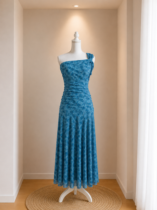 Vestido midi gasa