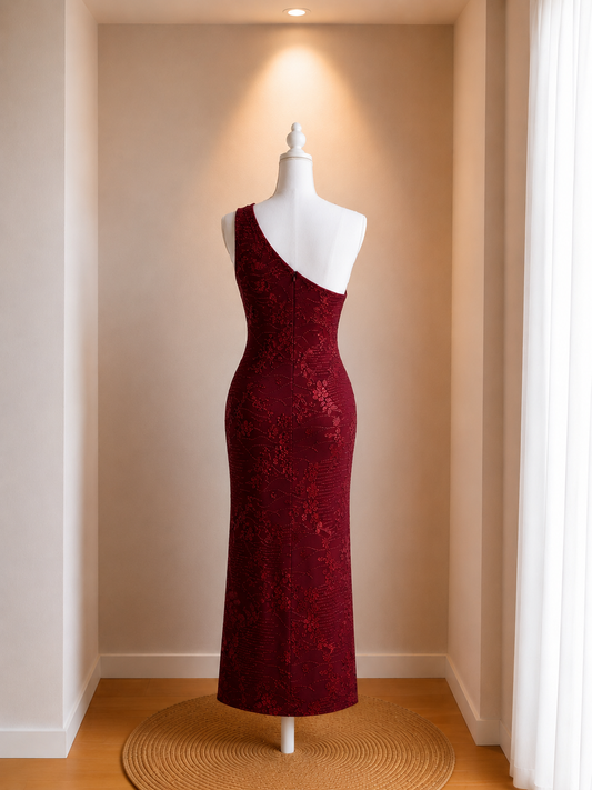 Vestido largo lentejuelas